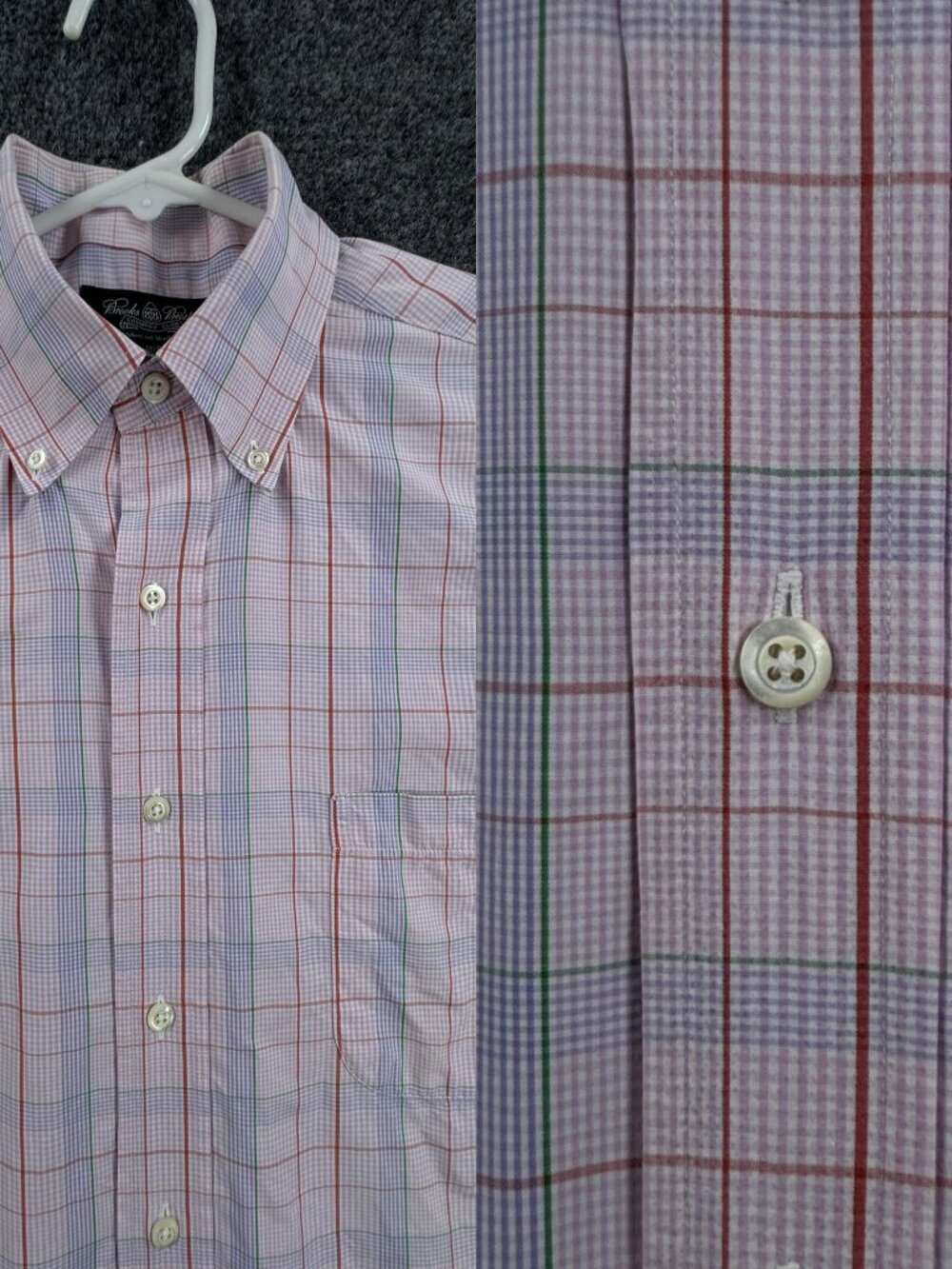 Brooks Brothers Medium Country Club USA Makers And Merchants Button-Down Pink